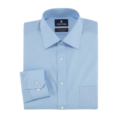 Stafford Men's Fitted Easy-Care Dress Shirt